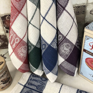 Рушник кухонний лляний вилки-ложки 12 штук "РК-78