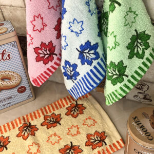 Рушник кухонний махровий кленовий лист 20 штук "РК-08