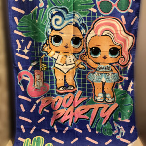 Рушник пляжний махра-велюр PoolParty "2908