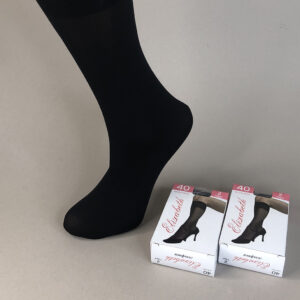 Гольфи капронові Elizabeth 40 Den Мікрофібра GM-401-чорні