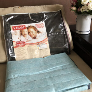 Електро-простирадло полуторне "Termo-03-блакитний