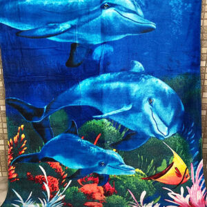 Рушник пляжний махра-велюр Веселий квартет "2913