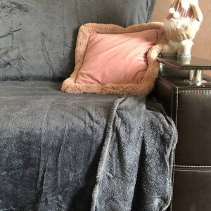 Плед плюшевий Євро однотонний "3247-10"