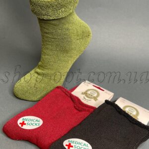 Шкарпетки жіночі махра без гумки (медицина) Luxury "VIP-590