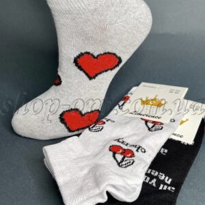 Шкарпетки жіночі низькі асорти Вишенька "ZL-1116