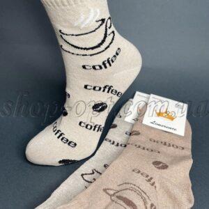 Шкарпетки жіночі високі Coffee "Sus-366
