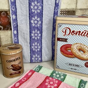 Рушник кухонний махровий Квіти 20 штук "РК-627