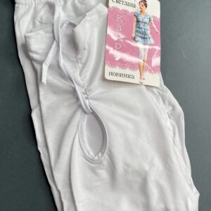 Капрі жіночі з прибиранням віскоза "775-1 білий.