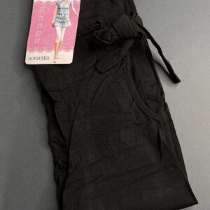 Капрі жіночі із зав'язками віскоза "775-2 чорний.