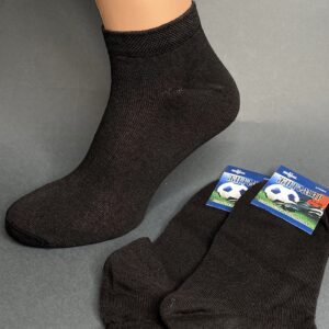 Шкарпетки чоловічі низькі бавовна чорні "Sus-952(43-46)