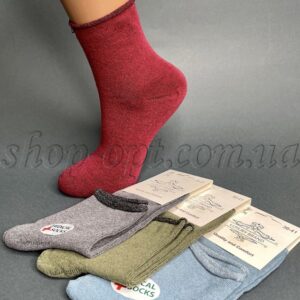 Шкарпетки жіночі стрейч без гумки медичні "Luxury-011