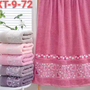 Рушник банний махровий щільний Серце 6 шт. "PB-521