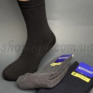 Шкарпетки махрові синя етикетка асорті "Житомир махра-002