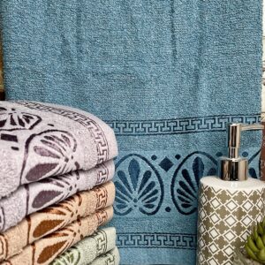 Рушник банний махровий Лист Лотоса 8 шт. "PB-597