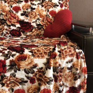 Плед плюшевий двоспальний з малюнком "2084-10"