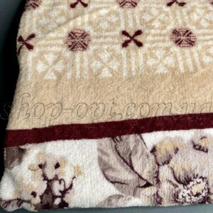 Плед плюшевий Євро з малюнком "3084-17.