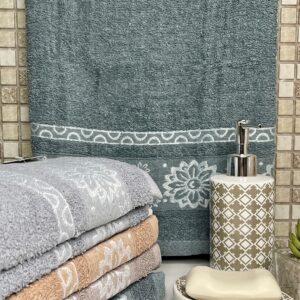 Рушник банний махровий Біла квітка 6 шт. "PB-608