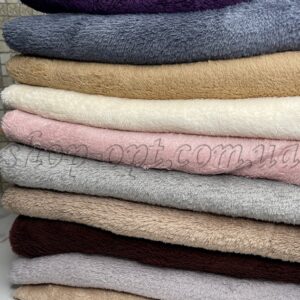 Плед плюшевий оптом двоспальний однотонний 10 шт "2285/2-опт