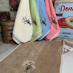 Рушник мікрофібра щільна з окантовкою Ромашки "РК-754"