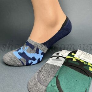 Сліди чоловічі бавовна на силіконі Jujube "F577-камyфляж