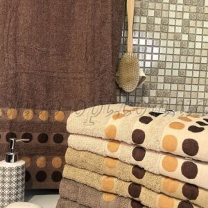 Рушник махровий для обличчя Горохи 8 шт. "PL-209