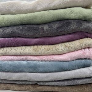 Плед плюшевий оптом двоспальний однотонний 10 шт "2285/3-опт