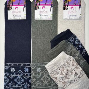 Шкарпетки жіночі високі з малюнком Орнамент "ST-1132