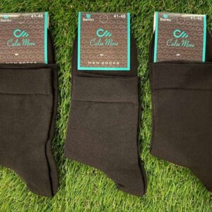 Шкарпетки чоловічі середні Lux-стрейч чорні СМ-003