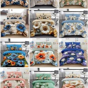 Комплект двоспальний з малюнком 5D 5 шт "5D165-опт