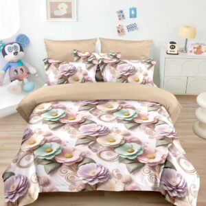 Комплект Євро з малюнком 5D на резинці "5D175-13