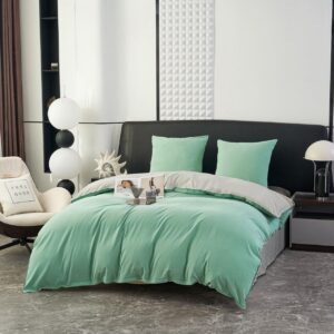 Комплект Євро ліжко однотонна Мокрая бавовна "MS165-7