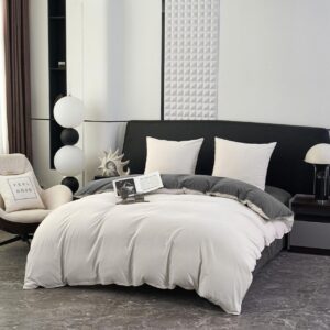 Комплект двоспальний однотонний Мокра бавовна "MS155-6