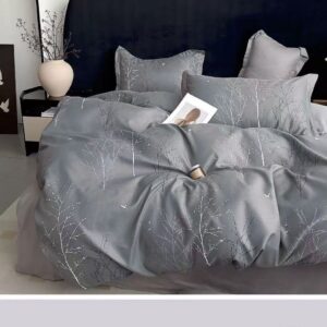 Комплект Полуторний з малюнком Фланель на резинці "FLR135-2"