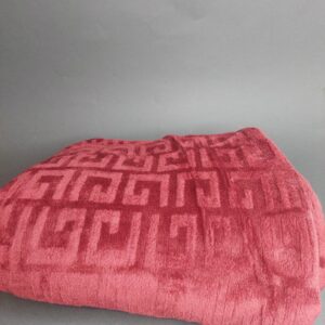 Плед щільний полуторний Лабіринт Вишня "1511-2