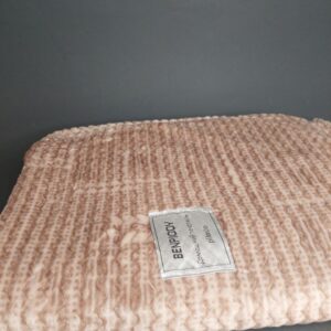 Плед щільний полуторний Змійка Пісок "1525-2