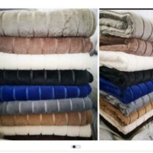 Плед оптом Євро Норка-Шиншилла в сумці 5 шт "3505-опт