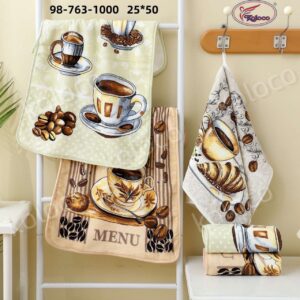 Рушник товста мікрофібра з окантовкою Сервіз 20 штук РК-776