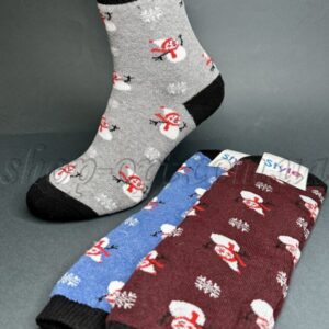 Шкарпетки жіночі високі махра Сніговичок ZH-758