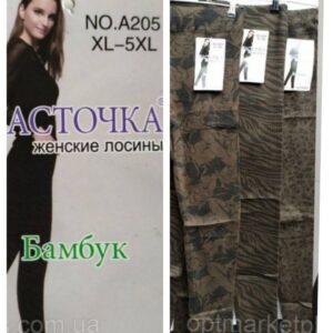Лосини безшовні на байку з малюнком напівбатал "A205"