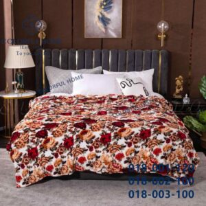 Плед плюшевий полуторний з малюнком "1495-3.