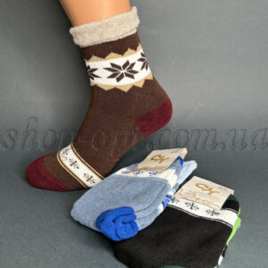 Шкарпетки жіночі махра з відворотом CH-513