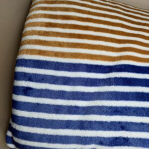 Плед щільний двосторонній ЄвроLUX синій "3823-1"