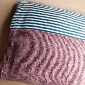 Плед щільний двосторонній ЄвроLUX шоколад "3823-4