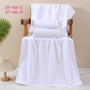 Рушник махровий для обличчя щільний Готель-білий 6 шт. "PL-678