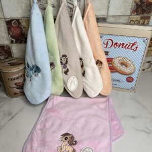 Рушник мікрофібра з окантовкою Конячка 20 штук "РК-808"