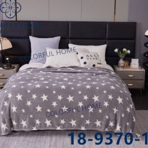 Плед плюшевий двоспальний з малюнком "2058-34.