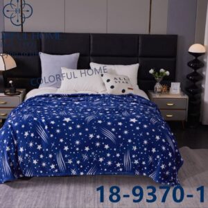 Плед плюшевий двоспальний з малюнком "2058-32.