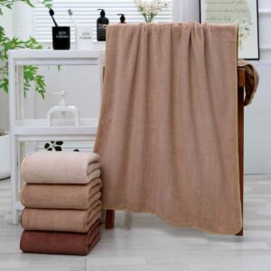 Рушник банний мікрофібра плюшева Кава 8 шт "PB-687