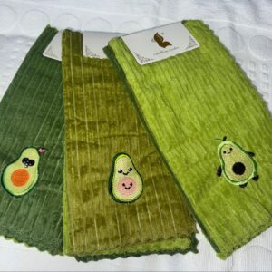 Серветка кухонна мікрофібра велика Авокадо 24 штук "СК-122