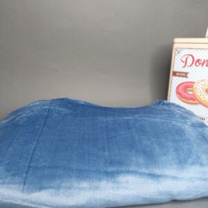 Плед двоспальний полірований плюш Денім "2277-3